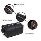 Стильна вінтажна косметичка Shvigel 16397 Чорний, фото 4