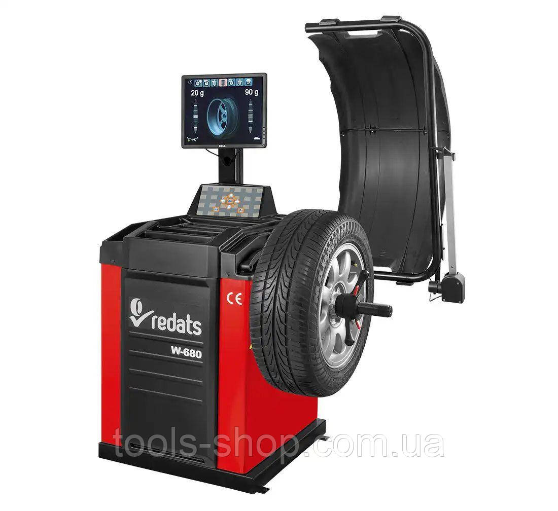 Автоматичний балансувальний верстат REDATS W-680 (230 V, 10" - 24", ALU9), фото 1