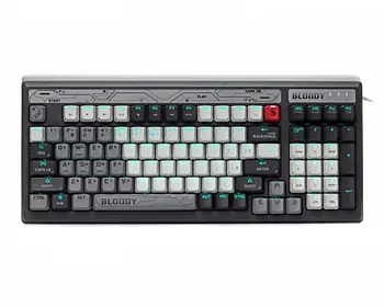Клавіатура механічна A4Tech Bloody B950 Warrior Grey RGB підсвітка