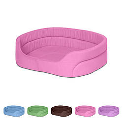 Лежанка для тваринок Теремок, L, Ш 69 см, Д 82 см, В 19 см рож.