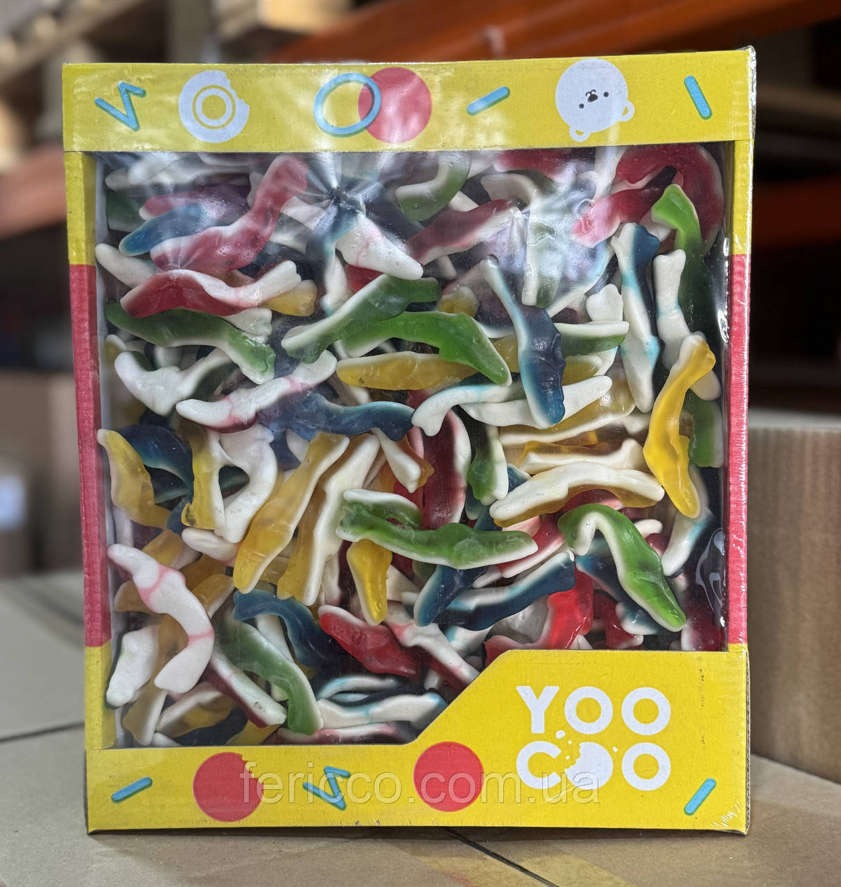Желейні цукерки Акула мікс ТМ Yoo Coo 1,5 kg, фото 1