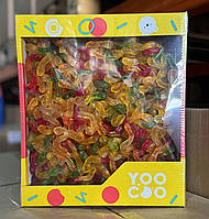 Желейні цукерки Червʼячки Gummi worms 1,5 kg ТМ Yoo Coo