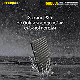 Павербанк 10000mAh Nitecore NB10000 GEN2 ультралегкий з карбоновим корпусом та швидким заряджанням, Black, фото 10
