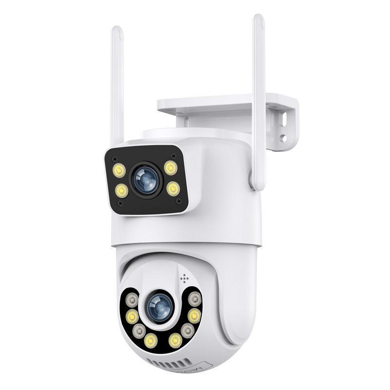 PTZ-DW4 Вулична поворотна IP Wi-Fi камера відеоспостереження 6MP (3+3MP), з подвійним об'єктивом, нічним баченням