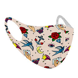 Маска захисна СoLLar з малюнком "Тату", розмір S