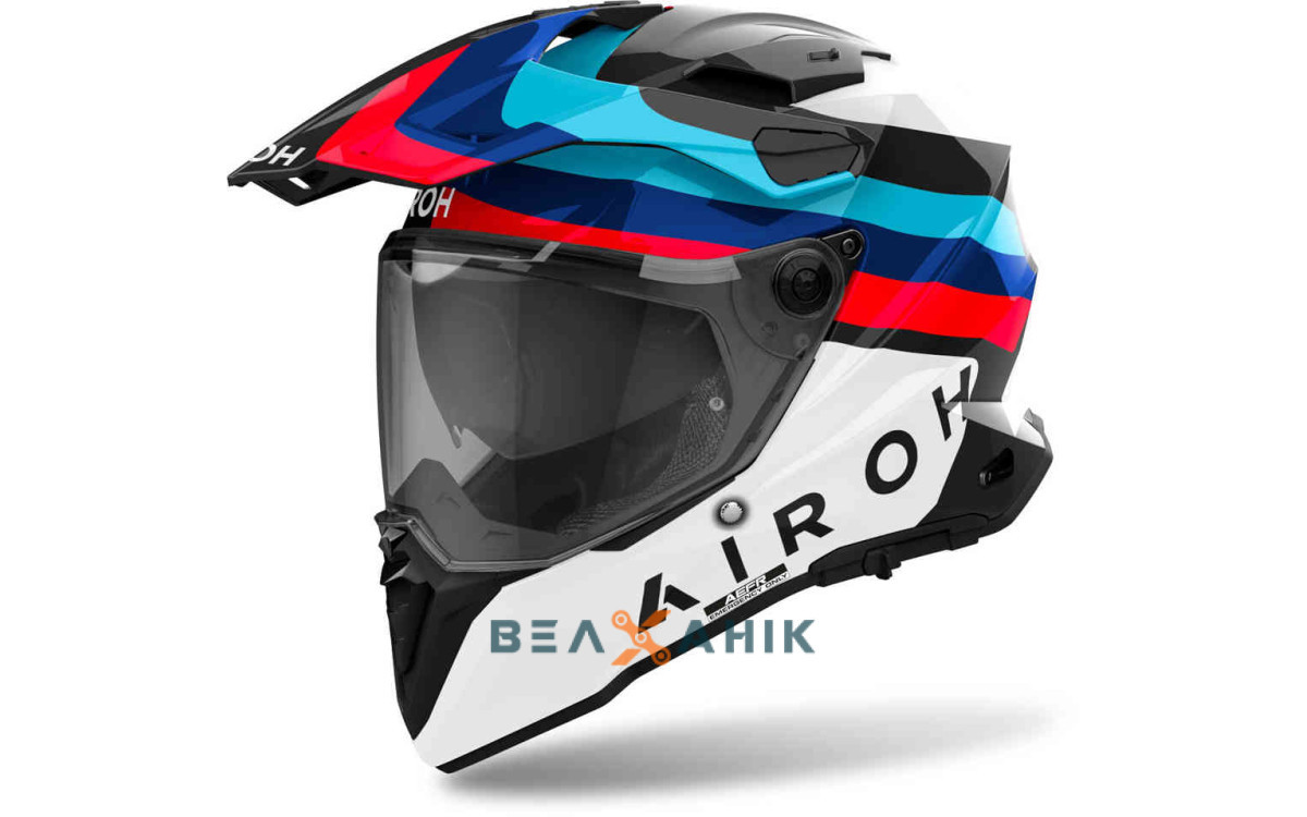 Шолом (кросовий) Airoh COMMANDER 2 DOOM black gloss [M], фото 1