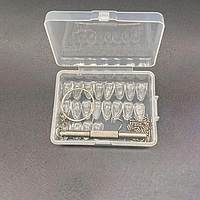 М'які силіконові носові подушечки, упори для окулярів (20 шт. 10 пар) + викрутка + гвинтики (20 шт.)