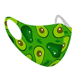 Маска захисна СoLLar з малюнком "Авокадо", розмір XS