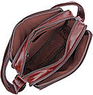 Чоловіча шкіряна сумка через плече планшет месенджер із натуральної шкіри коричнева 17*23,5*5 см, фото 9