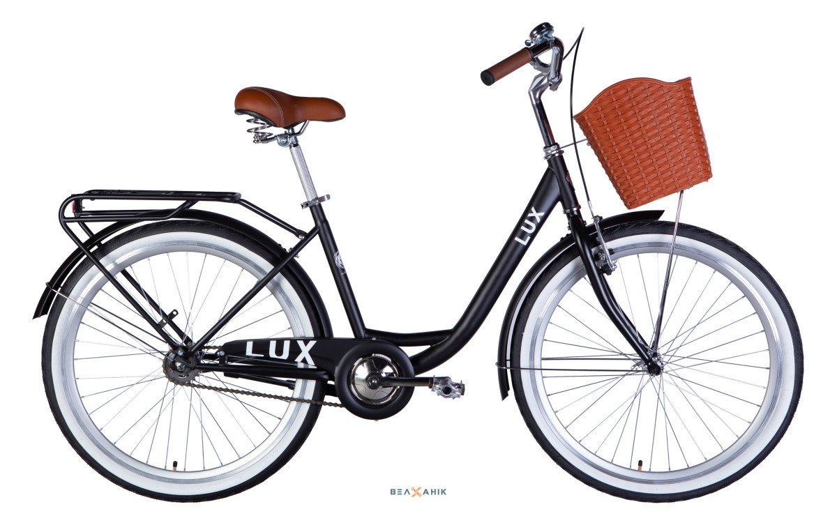 Велосипед 26/quot; Dorozhnik LUX Velosteel (рама 17/quot;) ST чорний мат