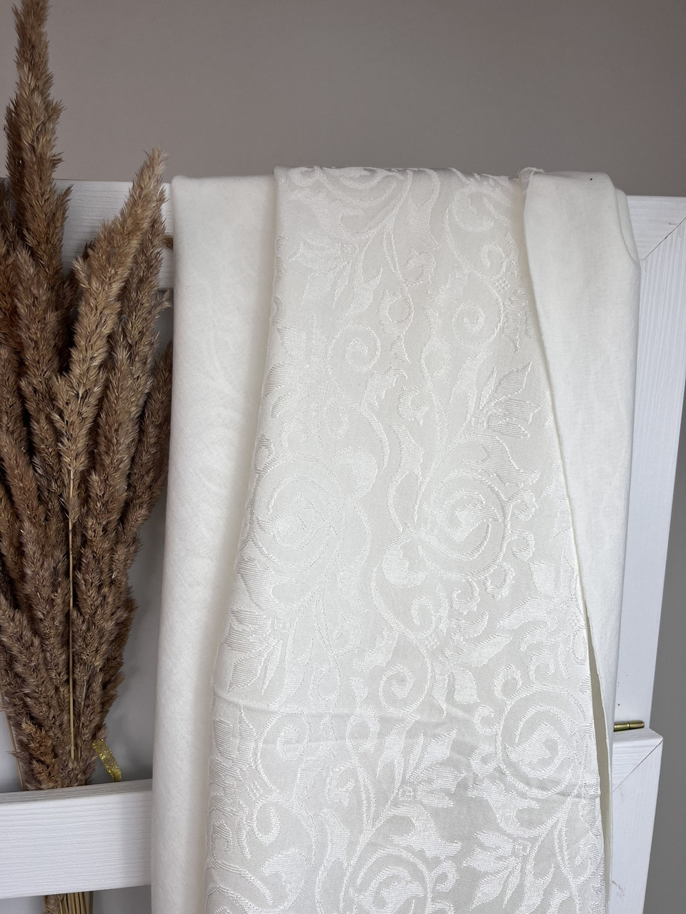 Трикотаж жакард Вершковий, фото 1