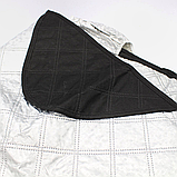Захисний чохол на лобове скло автомобіля 140х105см зі світловідбивними смугами / Двосторонній тент накидка, фото 7