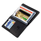 Обкладинка для автодокументів Shvigel 13923 шкіряна Чорна, фото 5