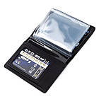 Обкладинка для автодокументів Shvigel 13923 шкіряна Чорна, фото 6