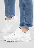 Жіночі кросівки білі з пресованої шкіри (ЛК 14 б), фото 3