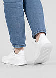 Жіночі кросівки білі з пресованої шкіри (ЛК 14 б), фото 10