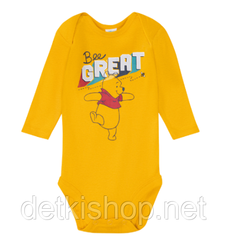 Боді з довгим рукавом для хлопчика Вінні Пух Lupilu 74-80 см (6-12М)