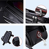 Велосипедна сумка на раму, 6'-6,5', з козирком / Жорстка сумка для велосипеда / Велосумка на велосипед, фото 10