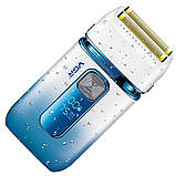 Портативна електробритва + 1 насадка, з USB, VGR V362 / Електрична бритва для обличчя / Шейвер для гоління, фото 4