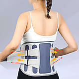 Корсет для спини з ременями, Розмір універсальний, Belt / Коректор осанки / Пояс для спини, фото 2