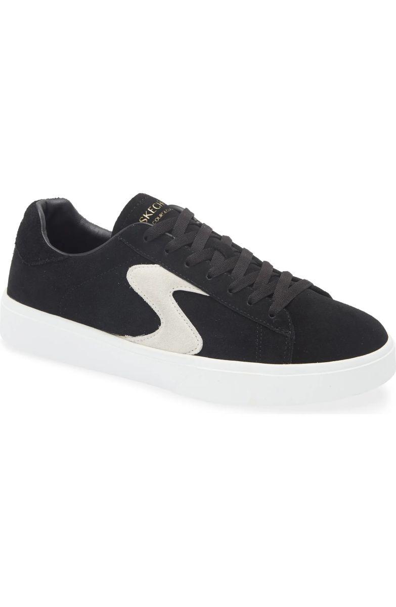 Чоловічі замшеві кеди Skechers Eden 45,5 (11,5 US) 30 см Чорний 1159828197