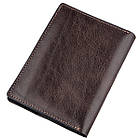 Обкладинка для автодокументів м'яка шкіра GRANDE PELLE 11191 Коричнева, фото 2