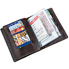 Обкладинка для автодокументів м'яка шкіра GRANDE PELLE 11191 Коричнева, фото 6