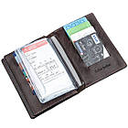 Обкладинка для автодокументів м'яка шкіра GRANDE PELLE 11191 Коричнева, фото 7