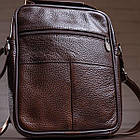 Мессенджер чоловічий на одне відділення 20246 Vintage Коричневий, фото 7