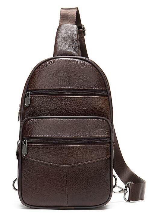 Сумка чоловіча через плече Vintage 14986 Коричнева, фото 1