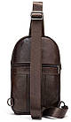 Сумка чоловіча через плече Vintage 14986 Коричнева, фото 2