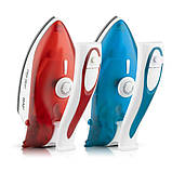 Парова праска з висувною ручкою 800Вт, від мережі, R 1259B, Синій / Дорожня електрична праска / Електропраска, фото 2