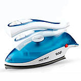 Парова праска з висувною ручкою 800Вт, від мережі, R 1259B, Синій / Дорожня електрична праска / Електропраска, фото 5