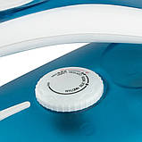 Парова праска з висувною ручкою 800Вт, від мережі, R 1259B, Синій / Дорожня електрична праска / Електропраска, фото 7