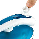 Парова праска з висувною ручкою 800Вт, від мережі, R 1259B, Синій / Дорожня електрична праска / Електропраска, фото 10