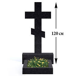 Гранітний хрест на могилу (100-50) К-02