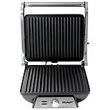 Контактний електрогриль з лотком для жиру 2000Вт, 5 режимів, R2683 / Міні гриль / Електричний гриль для дому, фото 8