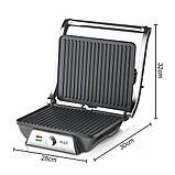 Контактний електрогриль з лотком для жиру 2000Вт, 5 режимів, R2683 / Міні гриль / Електричний гриль для дому, фото 9