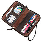 Чоловічий клатч SHVIGEL 11083 шкіряний Коричневий, фото 5