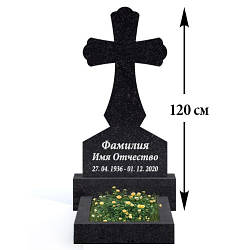 Гранітний хрест на могилу (100-50) К-03