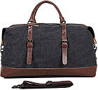 Сумка дорожня Vintage 14581 Сіра, фото 2