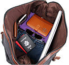 Сумка дорожня Vintage 14581 Сіра, фото 10