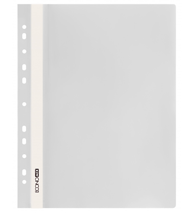 Папка-швидкозшивач з перфорацією A4 Economix Біла E31510-14