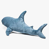 М'яка іграшка Акула 140см + Подарунок Дошка для малювання Dex / Дитяча іграшка обіймашка / Іграшка подушка, фото 5