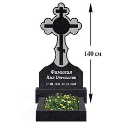 Гранітний хрест на могилу (120-60) К-07