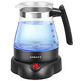 Електрична турка для кави 800мл, 600Вт, від мережі, SK-09045 / Електротурка / Кавоварка-турка електрична, фото 2