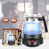 Електрична турка для кави 800мл, 600Вт, від мережі, SK-09045 / Електротурка / Кавоварка-турка електрична, фото 5