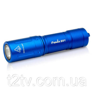 Ліхтар Fenix E01 V2.0 Blue (E01V20blue), фото 1