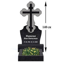 Гранітний хрест на могилу (120-60) К-10