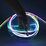 Розумна неонова стрічка RGB від USB, 5м, з Bluetooth + Пульт, SFK-11 / Гнучкий неон / Гнучка світлодіодна стрічка, фото 8